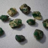 Smeraldi grezzi collezione