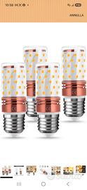 Lampadine led E27 3000k 80w