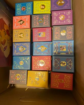 Collezione 80 Mini Libri Disney con Libreria