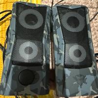 Altoparlati per pc multicolori