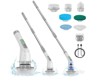 Spazzola elettrica rotante 7 in 1, potente pulizia
