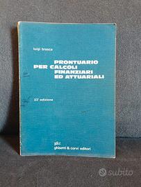 Libro Prontuario per calcoli finanziario ed attuar