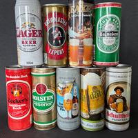 Lattine di birra vuote da collezione anni 70/80