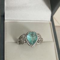 Anello in argento 925 con Acquamarina 