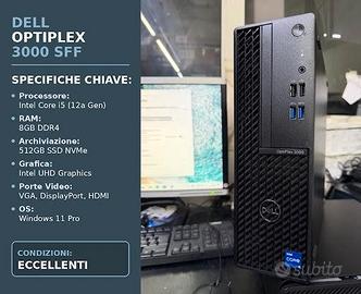 PC DESKTOP DELL 12 Gen-500gb SSd NVme M2-8gb Ram