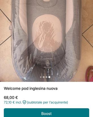 Welcome pod inglesina nuova