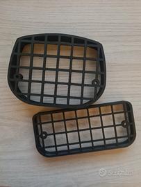 Coppia griglie parasassi Piaggio Ciao nere