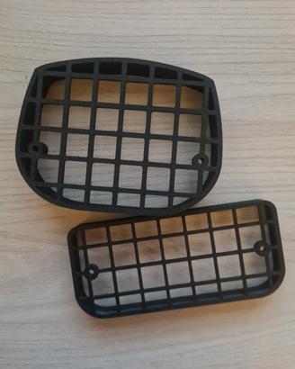 Coppia griglie parasassi Piaggio Ciao nere