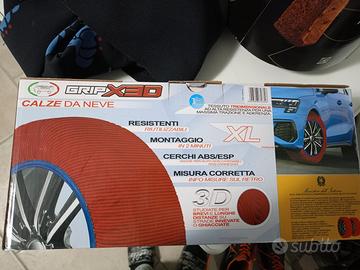 calze da neve x varie misure di gomme