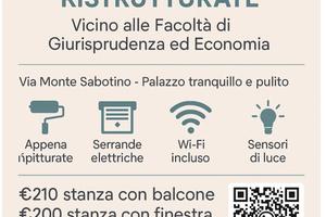 2 STANZE SINGOLE RISTRUTTURATE Foggia Centro