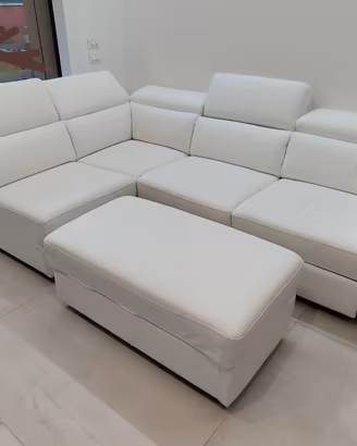 Divano letto in vera pelle Dondi