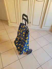 Carrello spesa con ruote grandi e fantasia origina