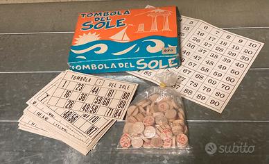 Gioco vintage “ TOMBOLA DEL SOLE“