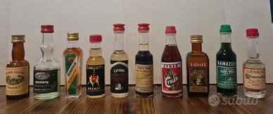 Lotto di 40 bottiglie mignon