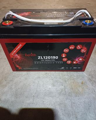 batteria agm 12volt 130 ah zenit