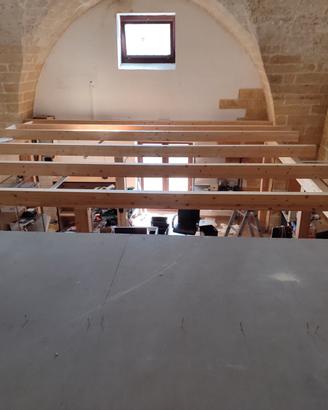 48 mq soppalco in legno abete
