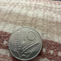 Moneta 10 lire spiga con errore di conio RARA