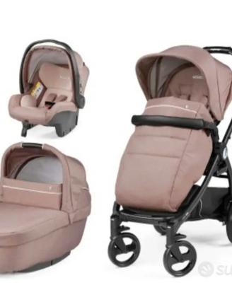 trio della peg perego rosa