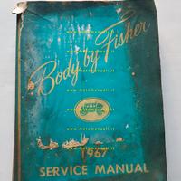 Fisher 1967 manuale officina carrozzerie auto USA