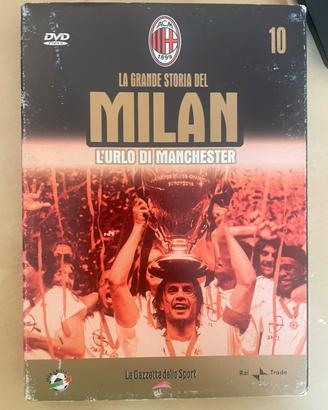 DVD Grande Storia del Milan 10 L’Urlo Manchester