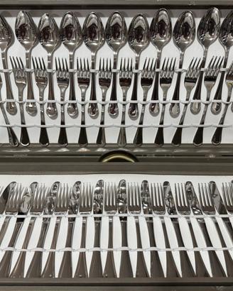 Set posate acciaio inox