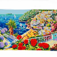 Faccincani Positano, rose rosse e un canto di luce