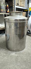Fusto contenitore in acciaio inox  50lt