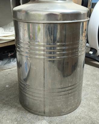 Fusto contenitore in acciaio inox  50lt
