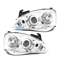 FARI OPEL CORSA C 00-06 ANGEL EYES FONDO CROMATO