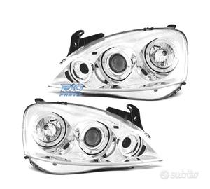 FARI OPEL CORSA C 00-06 ANGEL EYES FONDO CROMATO