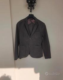 Giacca monopetto con stile micro pois Graffio