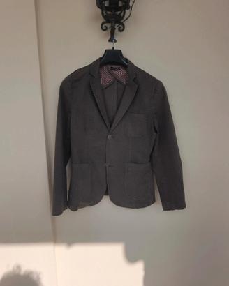 Giacca monopetto con stile micro pois Graffio