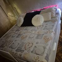 Struttura letto Ikea bianca doppia o singola