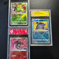 Charizard-venusaur-blastoise graad 9.5 pokemon jap