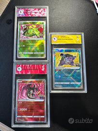 Charizard-venusaur-blastoise graad 9.5 pokemon jap
