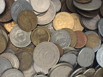 LOTTO 7 KG MONETE MONDIALI