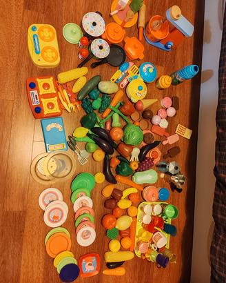 pentoline, cibo, piattini gioco