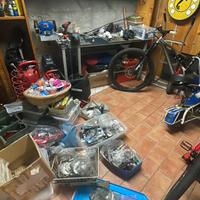 Rimanenze di magazzino negozio di bici vintage