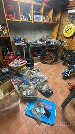 Rimanenze di magazzino negozio di bici vintage