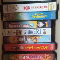 #11 diverse VHS Disney e WB funzionanti e original