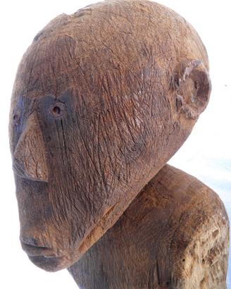 Statua funeraria Bongo Sudan arte tribale africana
