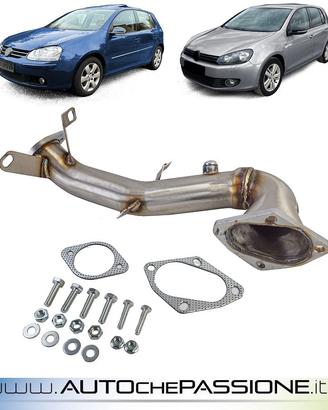 Downpipe racing inox per VW Golf 5 V 6 VI 1.4 TSI