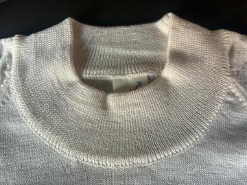 Maglia lupetto panna