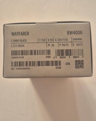 Occhiale Rayban meta gen.1