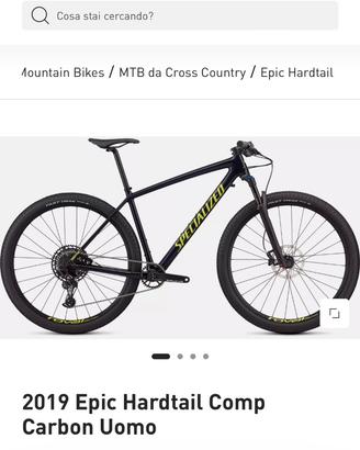 Mountainbike Specialized carbonio taglia S