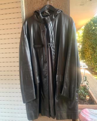 Parka uomo Prada in pelle