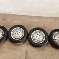 cerchi originali 112 Abarth perfetti con gomme 