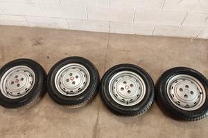 cerchi originali 112 Abarth perfetti con gomme 