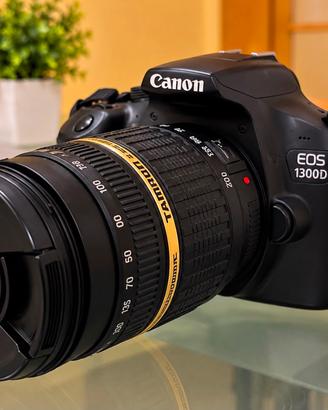 CANON EOS 1300D + OBIETTIVO TAMRON 18-200mm