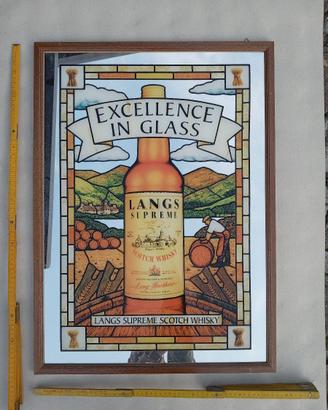 GRANDE SPECCHIO VINTAGE PUBBLICITARIO
